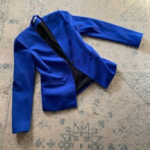 Royal blue stitch fix blazer S fitted stretch